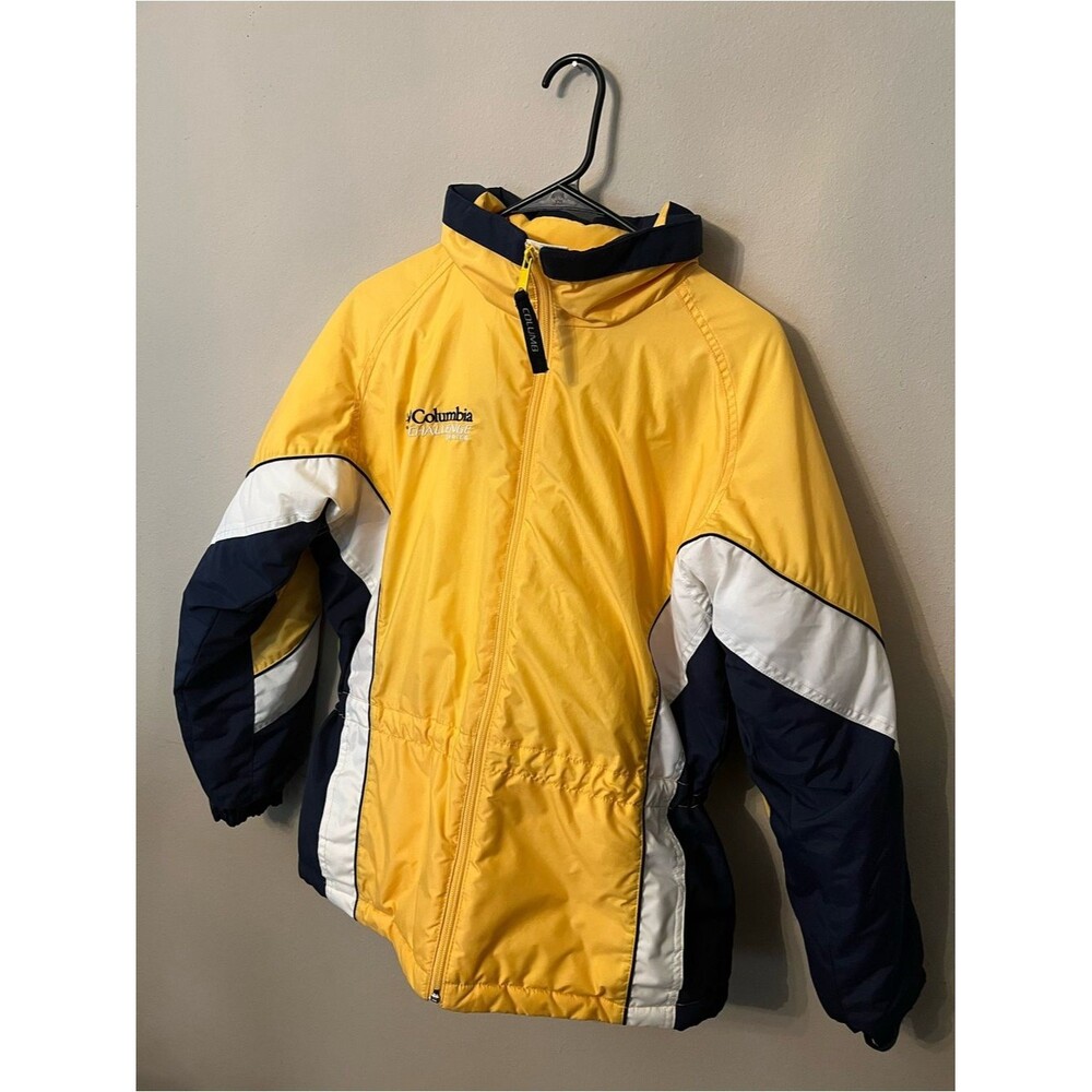 “Columbia Challenge Series Yellow Puffer Jacket Youth 14/16 XL